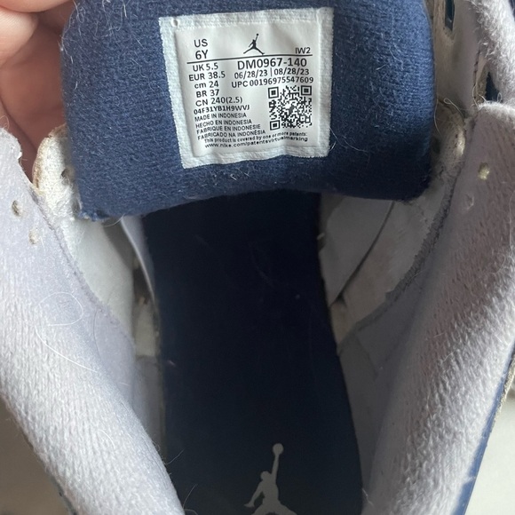 Air Jordan 3 Retro Midnight Navy size 6Y - Picture 7 of 7